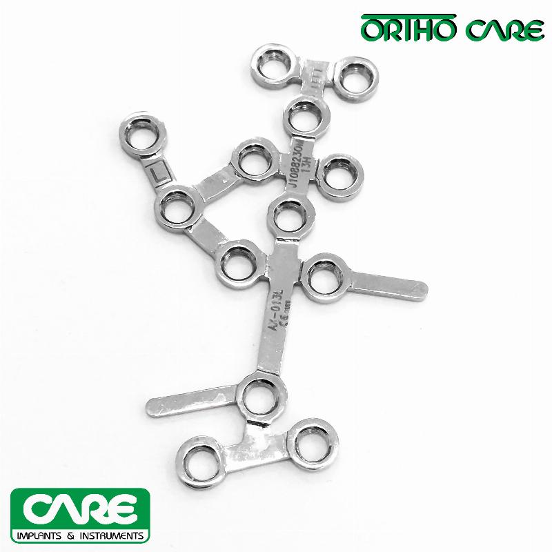 Пластина п'яткова з кутовою стабільністю під гвинти Ø 3,5 мм, права